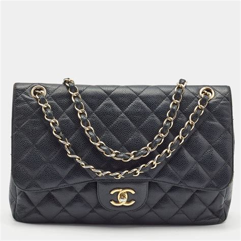 chanel so black jumbo classic flap bag|chanel jumbo flap bag price.